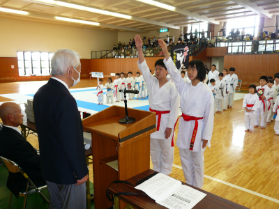 第47回和道会宮城県空手道選手権大会選手宣誓